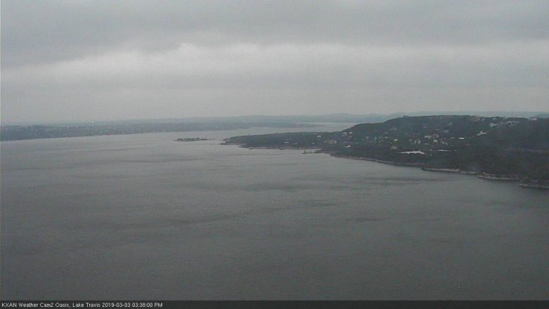 Lake Travis webcam, March 3, 2019 2:40 PM CT