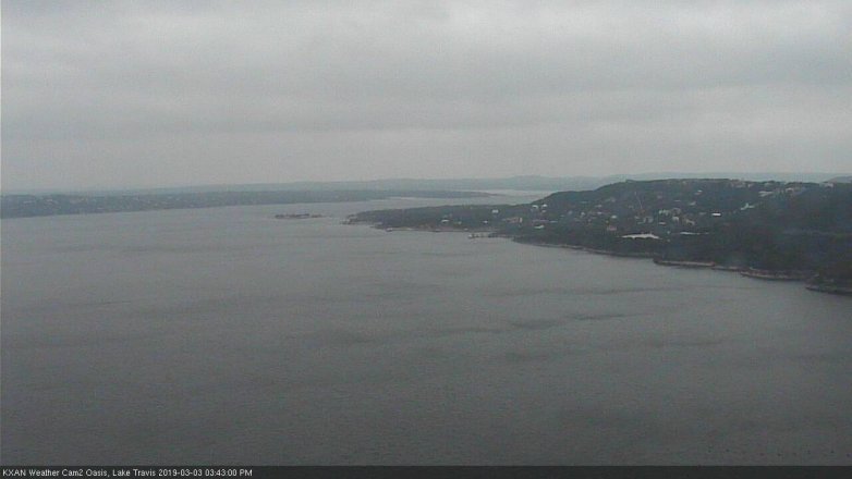 Lake Travis webcam, March 3, 2019 2:45 PM CT