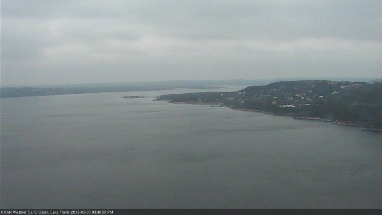 Lake Travis webcam, March 3, 2019 2:50 PM CT
