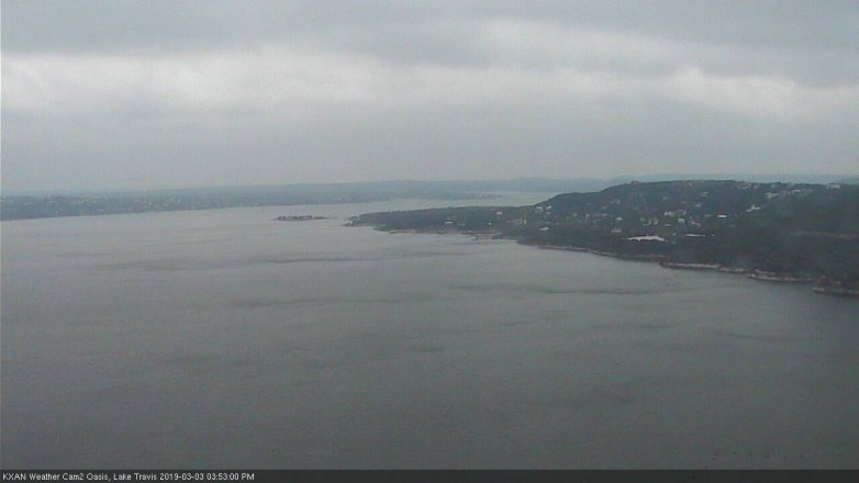 Lake Travis webcam, March 3, 2019 2:55 PM CT