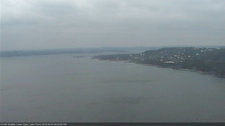 Lake Travis webcam, March 3, 2019 3:05 PM CT