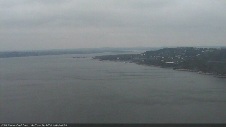Lake Travis webcam, March 3, 2019 3:10 PM CT