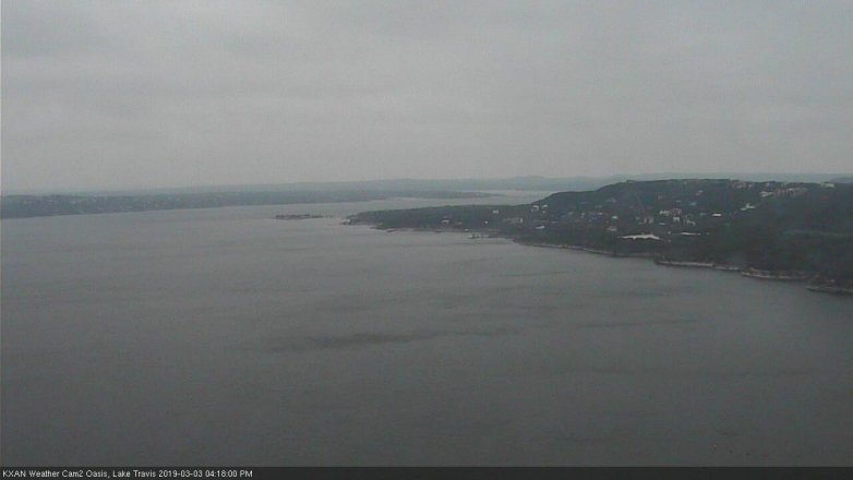 Lake Travis webcam, March 3, 2019 3:20 PM CT