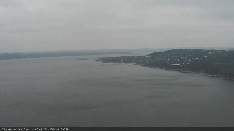 Lake Travis webcam, March 3, 2019 3:25 PM CT