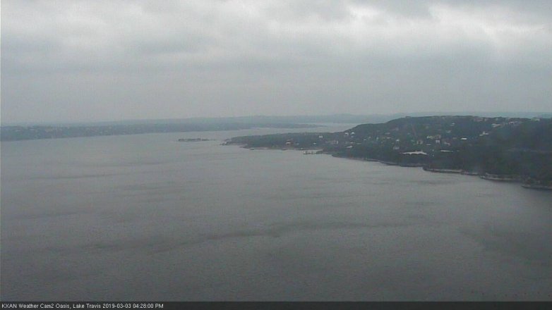 Lake Travis webcam, March 3, 2019 3:30 PM CT