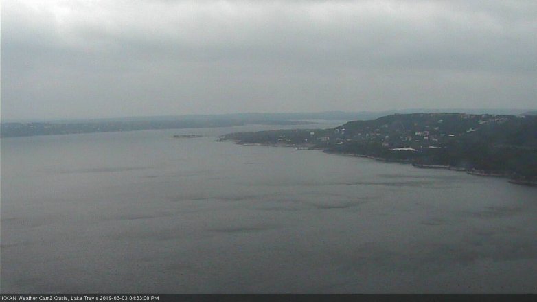 Lake Travis webcam, March 3, 2019 3:35 PM CT