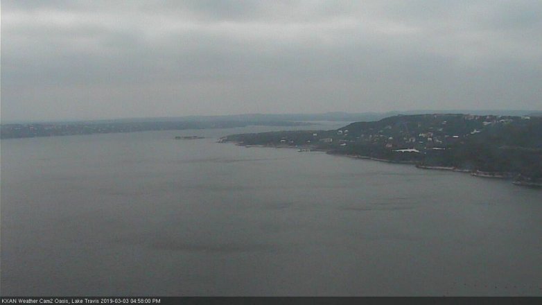 Lake Travis webcam, March 3, 2019 4:00 PM CT