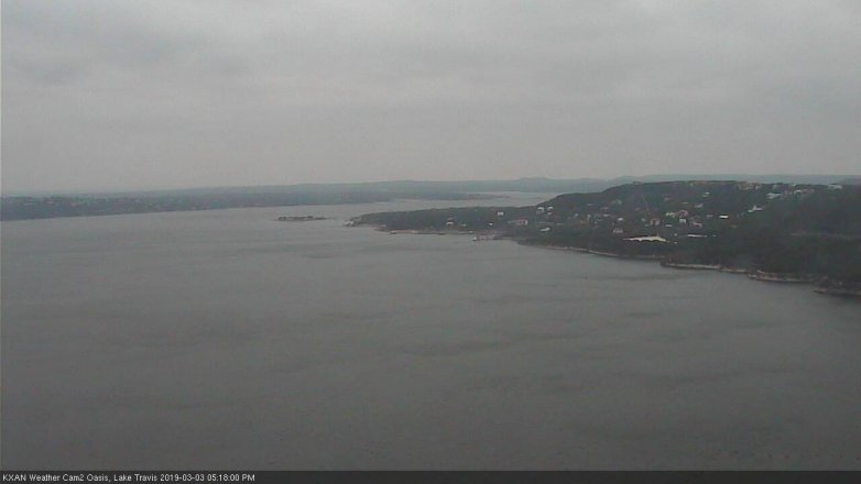 Lake Travis webcam, March 3, 2019 4:20 PM CT
