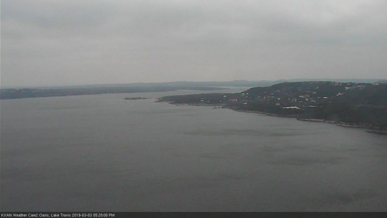 Lake Travis webcam, March 3, 2019 4:30 PM CT