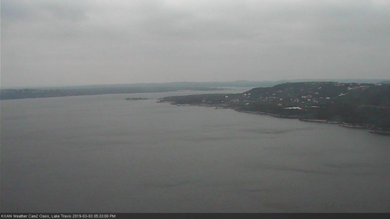 Lake Travis webcam, March 3, 2019 4:35 PM CT