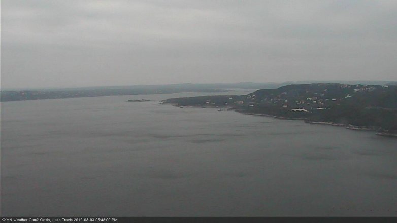 Lake Travis webcam, March 3, 2019 4:50 PM CT