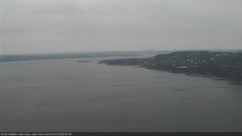 Lake Travis webcam, March 3, 2019 5:00 PM CT