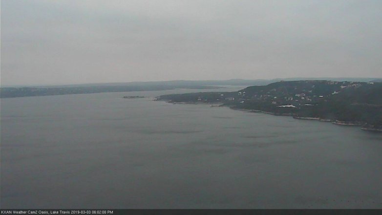 Lake Travis webcam, March 3, 2019 5:05 PM CT