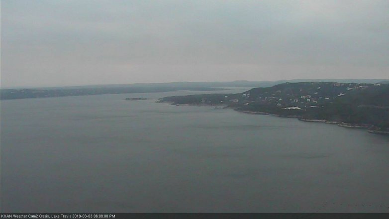 Lake Travis webcam, March 3, 2019 5:10 PM CT