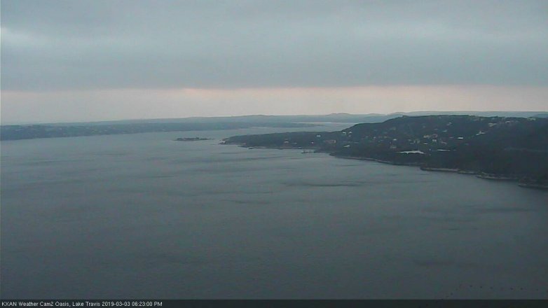 Lake Travis webcam, March 3, 2019 5:25 PM CT