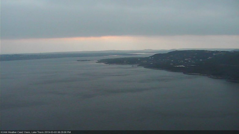Lake Travis webcam, March 3, 2019 5:30 PM CT