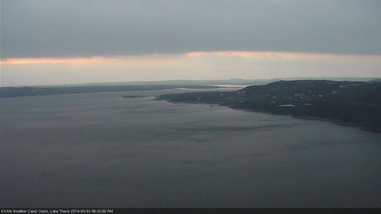 Lake Travis webcam, March 3, 2019 5:35 PM CT