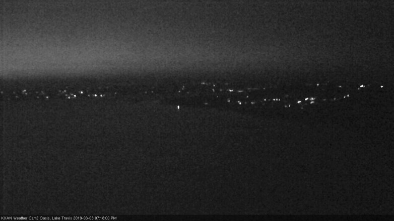 Lake Travis webcam, March 3, 2019 6:20 PM CT