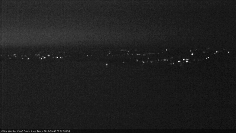 Lake Travis webcam, March 3, 2019 6:25 PM CT