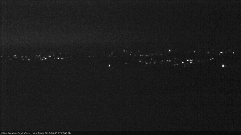 Lake Travis webcam, March 3, 2019 6:30 PM CT