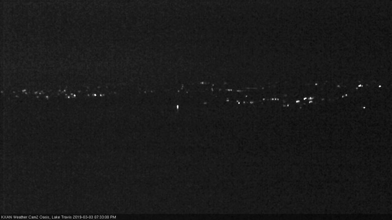 Lake Travis webcam, March 3, 2019 6:35 PM CT