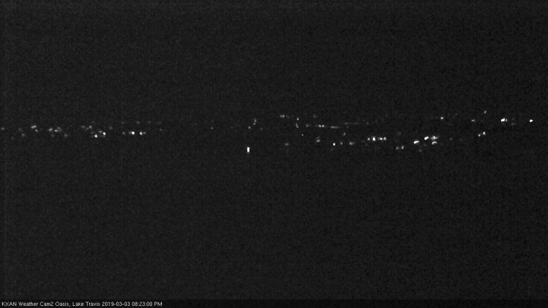 Lake Travis webcam, March 3, 2019 7:25 PM CT