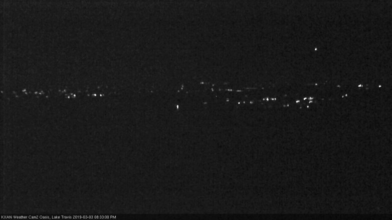 Lake Travis webcam, March 3, 2019 7:35 PM CT