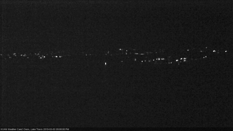 Lake Travis webcam, March 3, 2019 8:10 PM CT