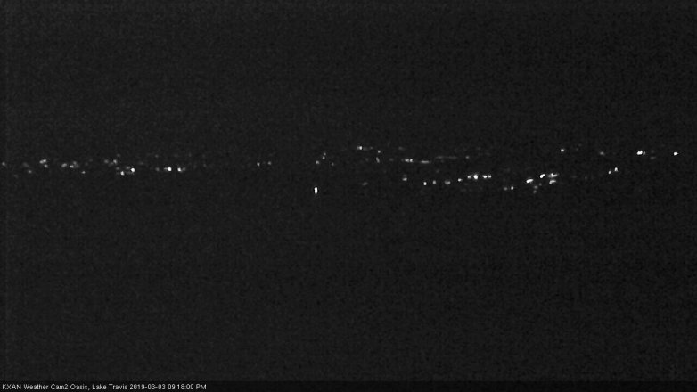 Lake Travis webcam, March 3, 2019 8:20 PM CT