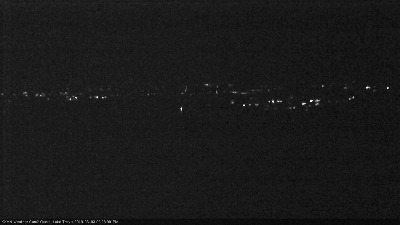 Lake Travis webcam, March 3, 2019 8:25 PM CT