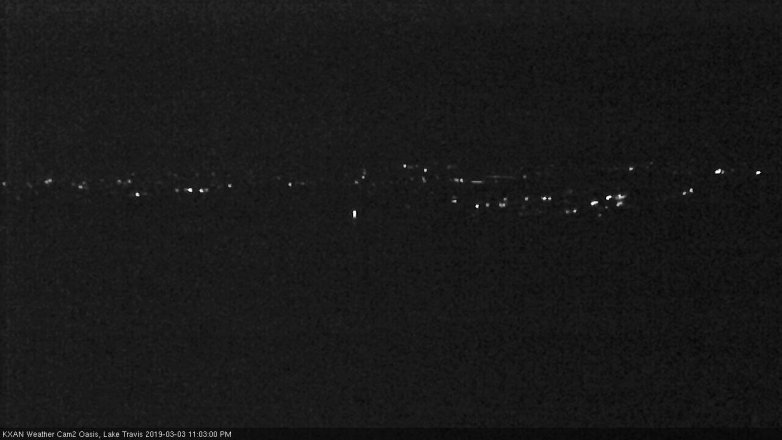 Lake Travis webcam, March 3, 2019 10:05 PM CT