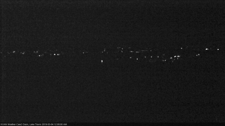 Lake Travis webcam, March 3, 2019 11:10 PM CT