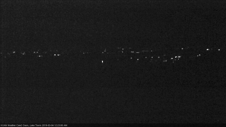 Lake Travis webcam, March 3, 2019 11:25 PM CT
