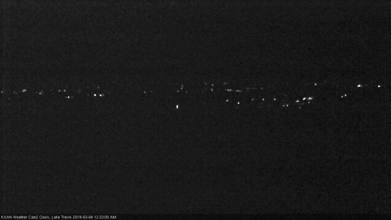 Lake Travis webcam, March 3, 2019 11:35 PM CT