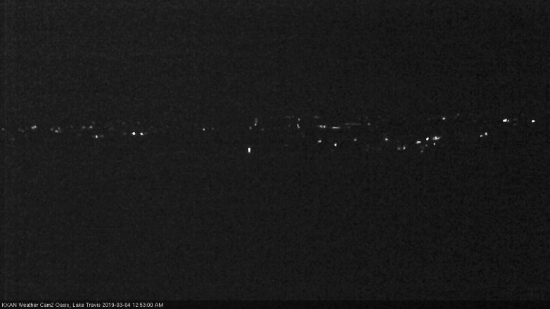 Lake Travis webcam, March 3, 2019 11:55 PM CT