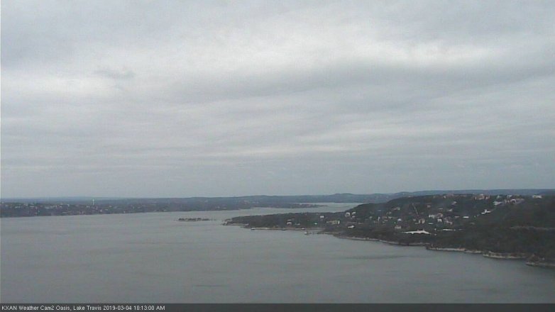 Lake Travis webcam, March 4, 2019 9:15 AM CT