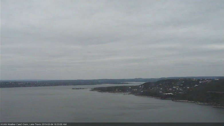 Lake Travis webcam, March 4, 2019 9:35 AM CT