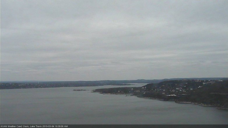 Lake Travis webcam, March 4, 2019 9:40 AM CT