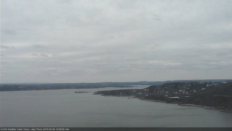 Lake Travis webcam, March 4, 2019 9:50 AM CT