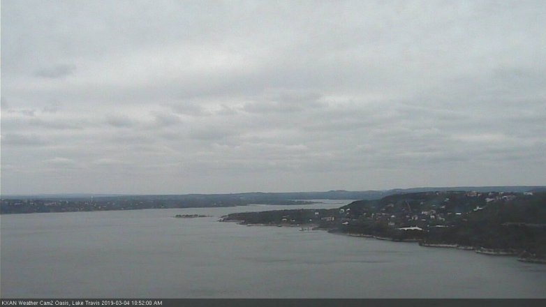 Lake Travis webcam, March 4, 2019 9:55 AM CT
