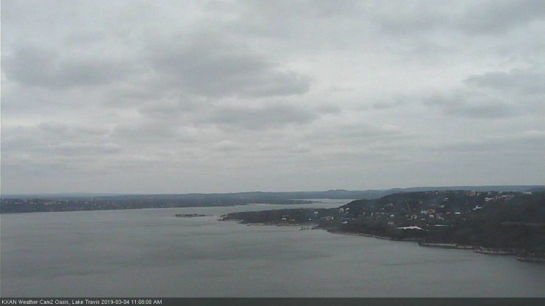 Lake Travis webcam, March 4, 2019 10:10 AM CT