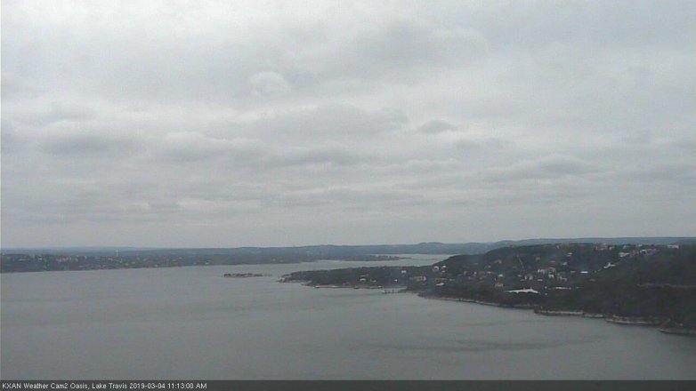 Lake Travis webcam, March 4, 2019 10:15 AM CT