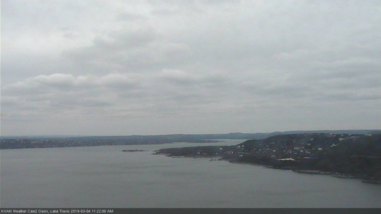 Lake Travis webcam, March 4, 2019 10:25 AM CT
