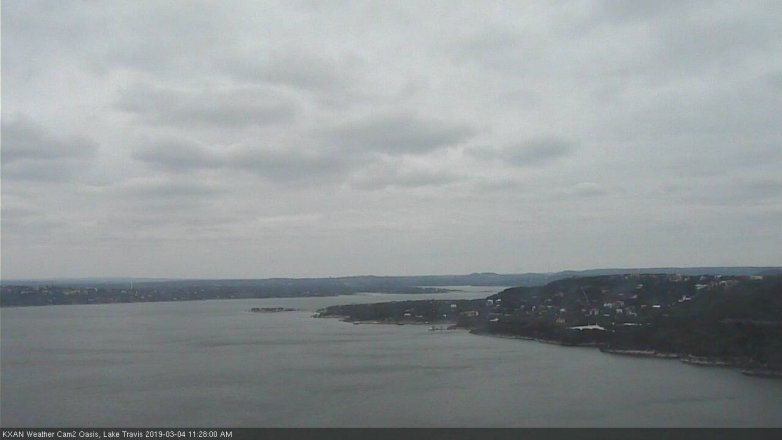 Lake Travis webcam, March 4, 2019 10:30 AM CT
