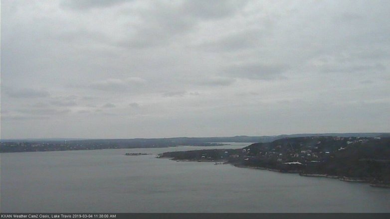 Lake Travis webcam, March 4, 2019 10:40 AM CT