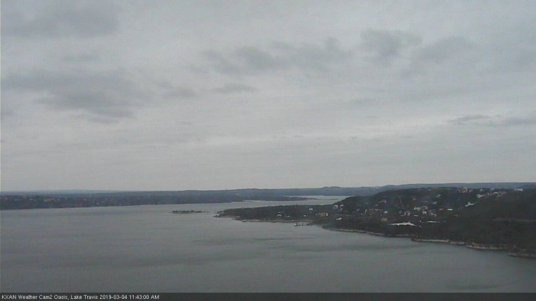 Lake Travis webcam, March 4, 2019 10:45 AM CT