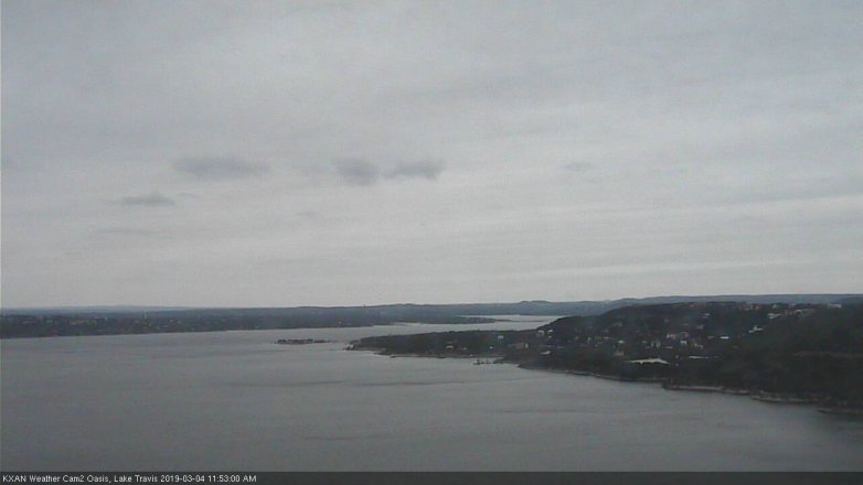 Lake Travis webcam, March 4, 2019 10:55 AM CT