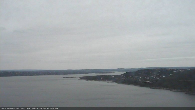 Lake Travis webcam, March 4, 2019 11:05 AM CT
