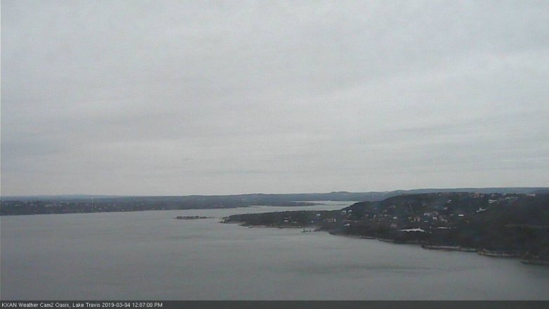 Lake Travis webcam, March 4, 2019 11:10 AM CT