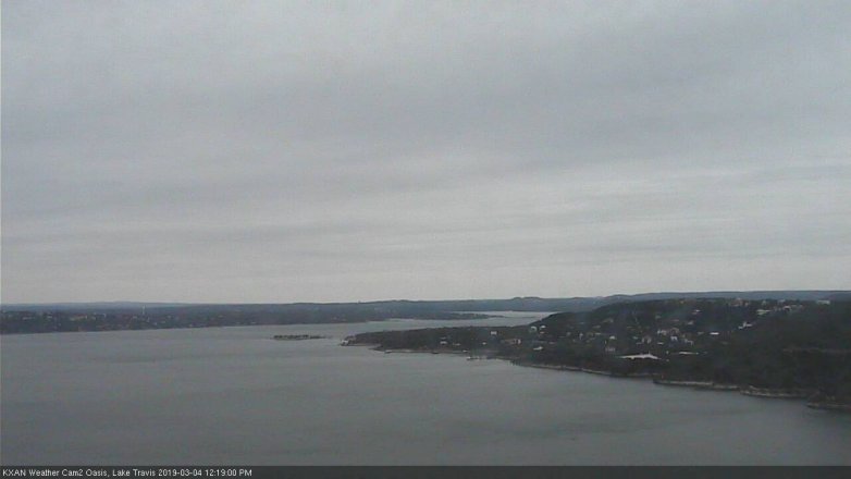 Lake Travis webcam, March 4, 2019 11:35 AM CT